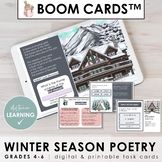 Winter Activity | Poetry Elements BOOM Cards™ & Task Cards