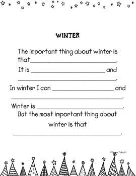 Winter Poetry Project by Yearn to Learn | TPT