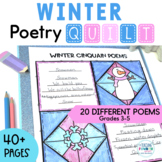Winter Writing Poetry Activities Winter Poem Templates for