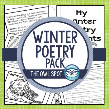 Preview of Winter Poetry for Intermediate Grades