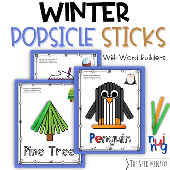 Preview of Winter Popsicle Sticks