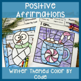 Winter Positive Affirmation Color By Code