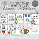 Winter Posters - New Year Posters - Bulletin Board and Cla