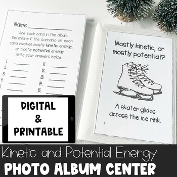 Preview of Potential and Kinetic Energy Winter Science Activity - Digital and Print
