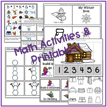 Winter: Pre-K and Kindergarten Thematic Unit by Christine Starch