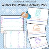 Winter Pre-Writing Activity Pack (Preschool, Toddler, Montessori)