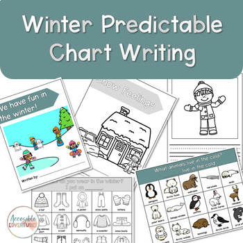Preview of Winter Predictable Chart Writing