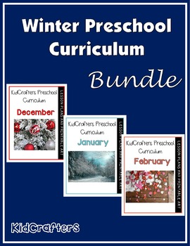 Preview of Winter Preschool Curriculum Bundle