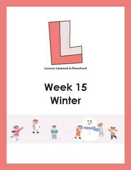 Preview of Winter Preschool Lesson Plan