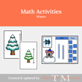 Winter Preschool Math Activities: Measuring Cards