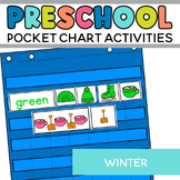 Winter Pocket Chart Activities for Preschool and Kindergarten