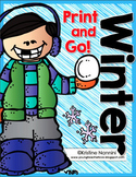 Winter Print and Go Freebie {4th and 5th Grade English Lan