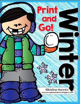 Preview of Winter Print and Go Freebie {4th and 5th Grade English Language Arts CCSS}