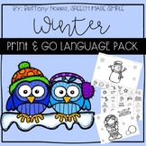 Winter Print and Go Language Pack