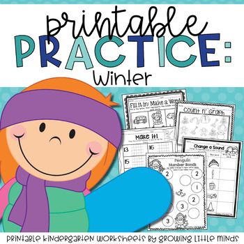 Preview of Winter Printable Practice