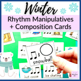 Winter Printable Rhythm Manipulatives + Composition Activity