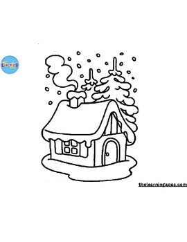 Preview of Winter Printable Worksheets Coloring Pages for Kids | My Coloring Pages Online