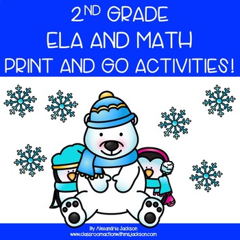 Preview of Winter Printables- 2nd Grade