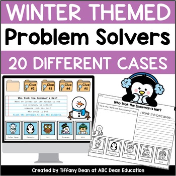 Preview of Winter Problem Solvers - Making Inferences - Mystery Games - Smartboard Games