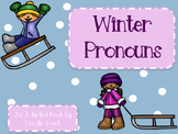 Winter Pronouns Interactive Book