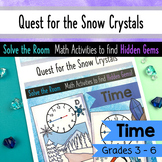 Winter Quest for the Snow Crystals - Telling Time Math Sol
