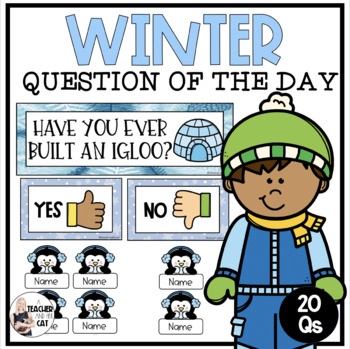 Preview of Winter Question of the Day Graphing and Survey Questions