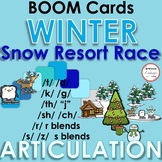 Winter Racing Game Articulation Multiple Sounds BOOM Cards