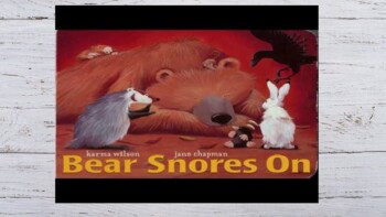 Preview of Winter Read-Aloud and Questions-Bear Snores On