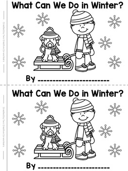 Preview of Winter High Frequency / Sight Word Emergent Reader