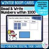 Winter Read and Write numbers to 1000 BOOM™ Cards | 2.NBT.3