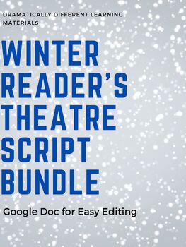 Preview of Winter Reader's Theatre Scripts Bundle- Google Docs for Easy Editing Seasonal