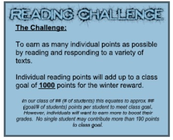 Preview of Winter Reading Challenge