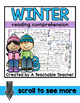 Winter Reading Comprehension by A Teachable Teacher | TpT