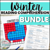 Winter Reading Comprehension Bundle Activities Middle School