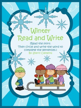 Preview of Winter Reading Comprehension Passage | Fill in the Blank | Close Reading