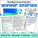 Winter Reading Comprehension Passages, Activities and Ques