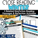 Winter Reading Comprehension Passage February Snowflakes A