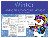 Winter Reading Comprehension Passages First Grade