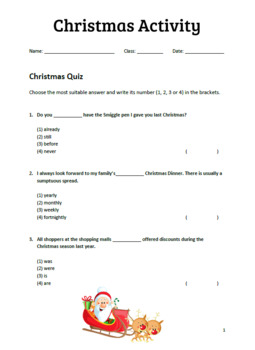 Winter | Christmas Reading Comprehension Passages - Grades 5 and 6