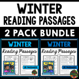 Winter Reading Comprehension Passages and Questions (BUNDLE)