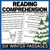 Winter Reading Comprehension Passages with Questions Print