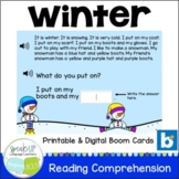 Winter Reading Comprehension | Printable & Digital Boom Ca
