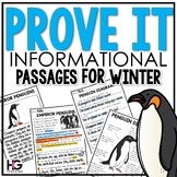 Prove IT Winter Reading Passages: Snow, Penguins, Polar Be