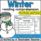 Winter Reading Comprehension for Kindergarten