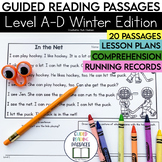 Winter Reading Passages | Fiction | Level A-D | Guided Rea