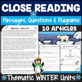 Winter Reading Passages & Questions with Graphic Organizer