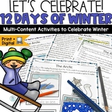 Winter Close Reading Passages Writing Math February Activi