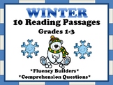 Winter Reading Passages for Fluency and Comprehension Grades 1-3