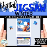 Winter Reading Skills Practice | Digital Jigsaw for Google Forms™