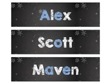 Winter Reading Strategy Personalized Bookmarks